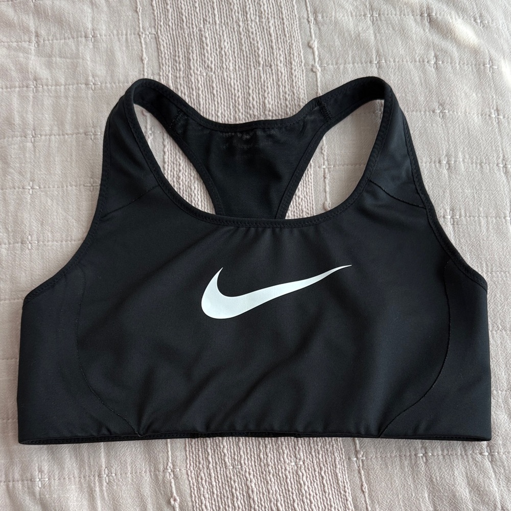 Nike Women's Black and White Sports Bra